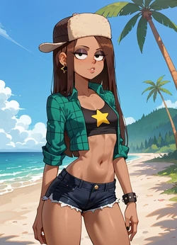 luzy2525 ai art galery [AI Generated] wendy from gravity falls