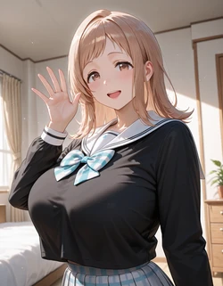 (mirai art) Sakuragi Mano 櫻木真乃 (iM@S SC) [AI Generated]