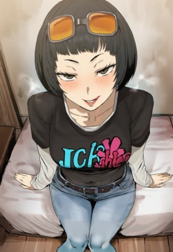 [Miku's AI] Ichiko Ohya x Ren Amamiya - PERSONA 5 [AI Generated]