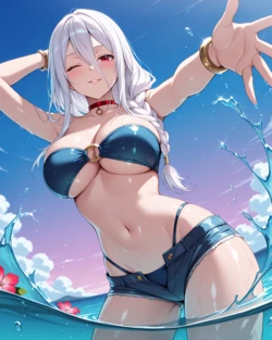 [Ponchoman] Shiraori EXTRA - So I'm a Spider, So What? || 白織 - 蜘蛛ですが、なにか？ (UNCENSORED) 70 IMAGES [AI Generated]