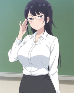 [Ponchoman] Toubaru-sensei - Aharen Is Indecipherable || 桃原先生 - 阿波連さんははかれない (UNCENSORED) 70 IMAGES [AI Generated]