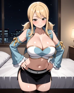[Ponchoman] Lucy Heartfilia - Fairy Tail || ルーシィ・ハートフィリア - フェアリーテイル (UNCENSORED) 70 IMAGES [AI Generated]