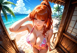 [Allure Diffusion] - Kasumi (Dead Or Alive) (AI Generated) landscape