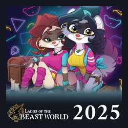 [Heartleaf games] (Various Artists) Ladies of the Beast World 2025 Feminine Calendar and Pinups (Read Disclaimer)