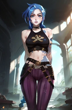 Flowersbeautiful 1b3.Jinx League_of_Legends【219p】 [AI Generated]