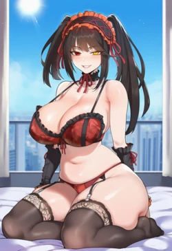 [FrogAI/Livefrog] TOKISAKI KURUMI TENTACLES SET [AI Generated]