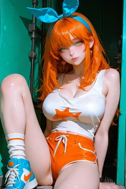 [TrashGer] Redhead Hooter MMF Threesome groupsex [AI Generated]