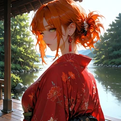 [TrashGer] Redhead japanese pond MMF Threesome groupsex [AI Generated]