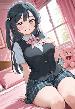 [Nankoai] Setsuna Yuki - 優木 せつ菜 -req-uniform-bedroom- (Patreon) [AI Generated]