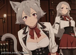 [Yakobi] Linia and Pursena X Rudeus | Mushoku Tensei (Extended) (Patreon) [AI Generated]