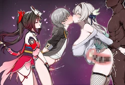 龙裔小金鱼（野狗版） 流萤 SPH纯爱抚慰 NTR BBC Cuckolding [ai generated]