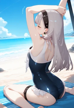 [Ayano] Tololo - Swimsuit [AI Generated]