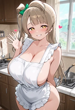 [Nankoai] Kotori Minami -南ことり-naked.apron-bedroom- (Patreon) [AI Generated]