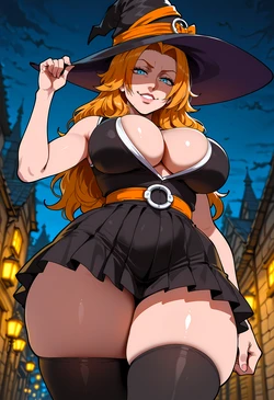 floxin - Rangiku Matsumoto Halloween (Patreon) (AI Generated)