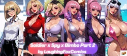 [LaughingFoxComics] Soldier x Spy x Bimbo Part 2 [AI Generated]