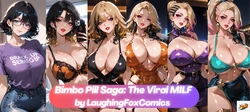 [LaughingFoxComics] Bimbo Pill Saga: The Viral MILF [AI Generated]