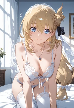 [Ayano] Agnes Claudel - Wedding Lingerie [AI Generated]