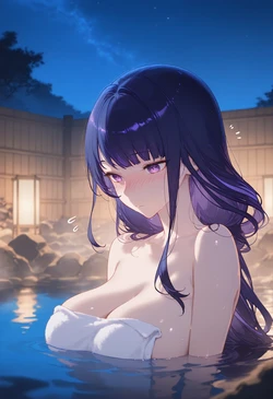 [Ayano] Raiden Shogun - Hot Springs [AI Generated]