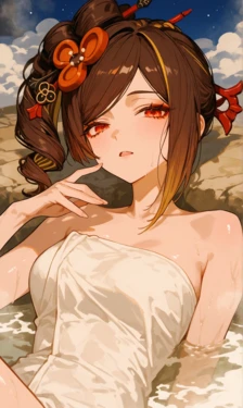 [Reiji] Chiori (Genshin Impact) – Onsen Beauty [AI Generated]