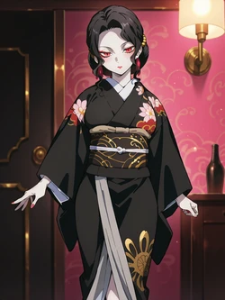 my female Muzan Kibutsuji & Tamayo collection ( Ai generated )