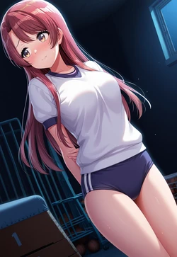 (PartyProject145) Haruna in Gym Locker Room [AI Generated]