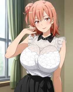 [Ponchoman] Yuigahama Yui EXTRA - My Teen Romantic Comedy SNAFU || 由比ヶ浜 結衣 - やはり俺の青春ラブコメはまちがっている。 (UNCENSORED) 70 IMAGES [AI Generated]