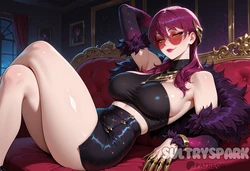 [SultrySpark] Evelynn (League of Legends) K/DA (Patreon) [AI Generated] with watermark [70pics set]