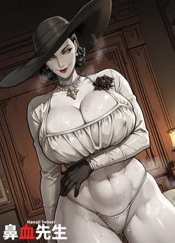 [hanajisensei] - Alcina Dimitrescu (Resident Evil 8) (Patreon) (AI Generated)