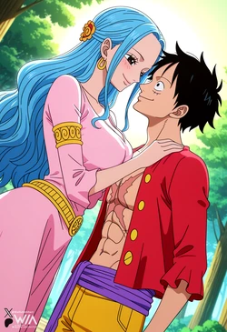 [WaifuArchitect] Nefertari Vivi & Luffy | One Piece [AI Generated]