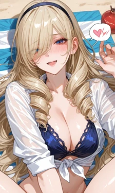 [Reiji] Celia Cumani Aintree (Walkure Romanze) – Beach and Bikini [AI Generated]