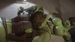 Three Futa Orks Fuck Hard In An Abandoned House