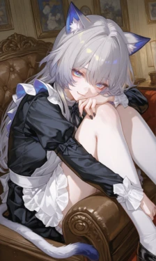 [Reiji] Cipher (Honkai Star Rail) – Neko Maid [AI Generated]
