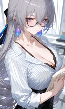 [Reiji] Bronya Rand (Honkai Star Rail) – Office Senpai [AI Generated]