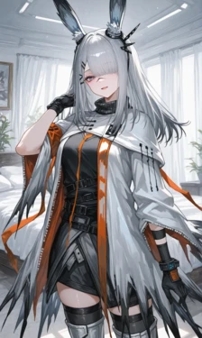 [Reiji] FrostNova (Arknights) – Sweet on Bed [AI Generated]