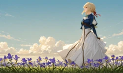 [Reiji] 🌸 Violet Evergarden – Beautiful Angel (SFW) [AI Generated]