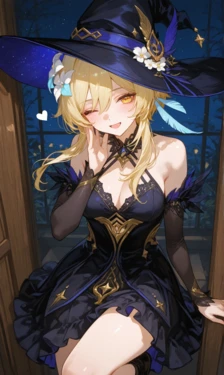 [Reiji] Lumine (Genshin Impact) – Halloween Night [AI Generated]