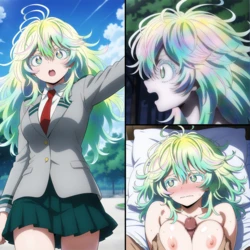 [Pixiv] AI WEN (5461466) - Hagakure Tooru Paizuri [AI Generated]