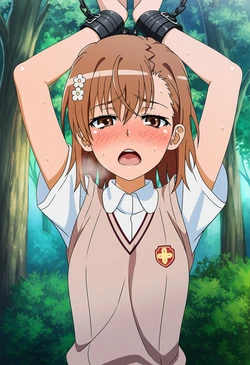 男に無理やりキスされ唾液飲まされる御坂美琴 [AI Generated]