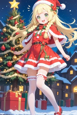 [usaocha] リーリエ-クリスマス [AI Generated]