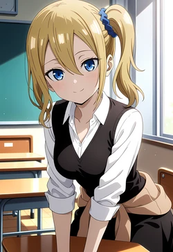 カンガルー Kangaroo 早坂愛ちゃんと教室えっち(かぐや様は告らせたい)/Classroom sex with Ai Hayasaka (Kaguya-sama: Love is War) (Patreon) [AI Generated]
