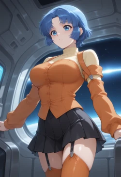 UnrealBeautyAIMIX - NO.891(V) Kusuha Mizuha | Super Robot Wars (Patreon) [AI Generated]