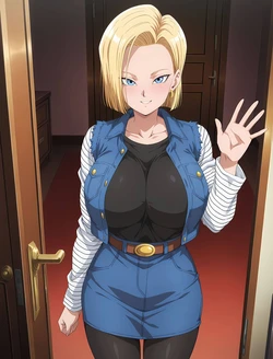 PafuPafu - 人造人間18号 Android 18 110P [AI Generated]