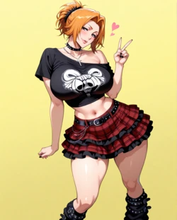 [MissMTF] Rangiku Matsumoto | Goth Style (AI Generated)