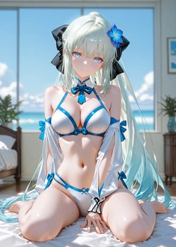 [CheerOtter] 摩根泳装 Morgan - Fate Grand Order (Patreon) [AI Generated]