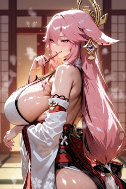 [Nami26 / 波] Yae Miko - Genshin Impact (Patreon) (AI Generated)