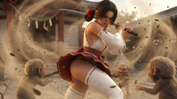 Lily Against Yokai (Street Fighter 6)