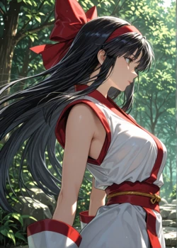 [KALA AI NSFW (VAMA)] - Murasaki Nakoruru (Samurai Showdown) (Patreon) (AI Generated)