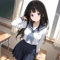 [NeekoSan] Eru Chitanda 千反田える (Hyouka) [AI Generated]