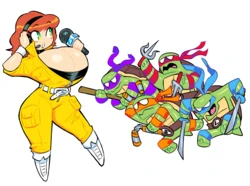 [Theguywhodrawsalot] April O'Neil Cryptid Hunter (TMNT)