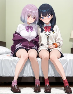 comotank 宝多六花＆新条茜 159 Pics (Patreon). [AI Generated]